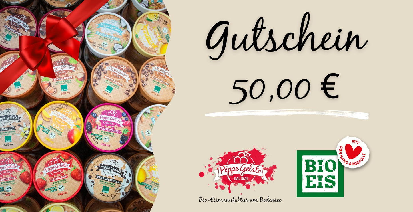 Geschenkgutschein 50 €